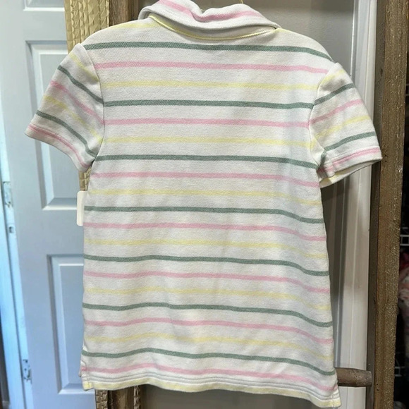 Janie and Jack Pique striped polo size 6 EUC - Picture 3 of 3